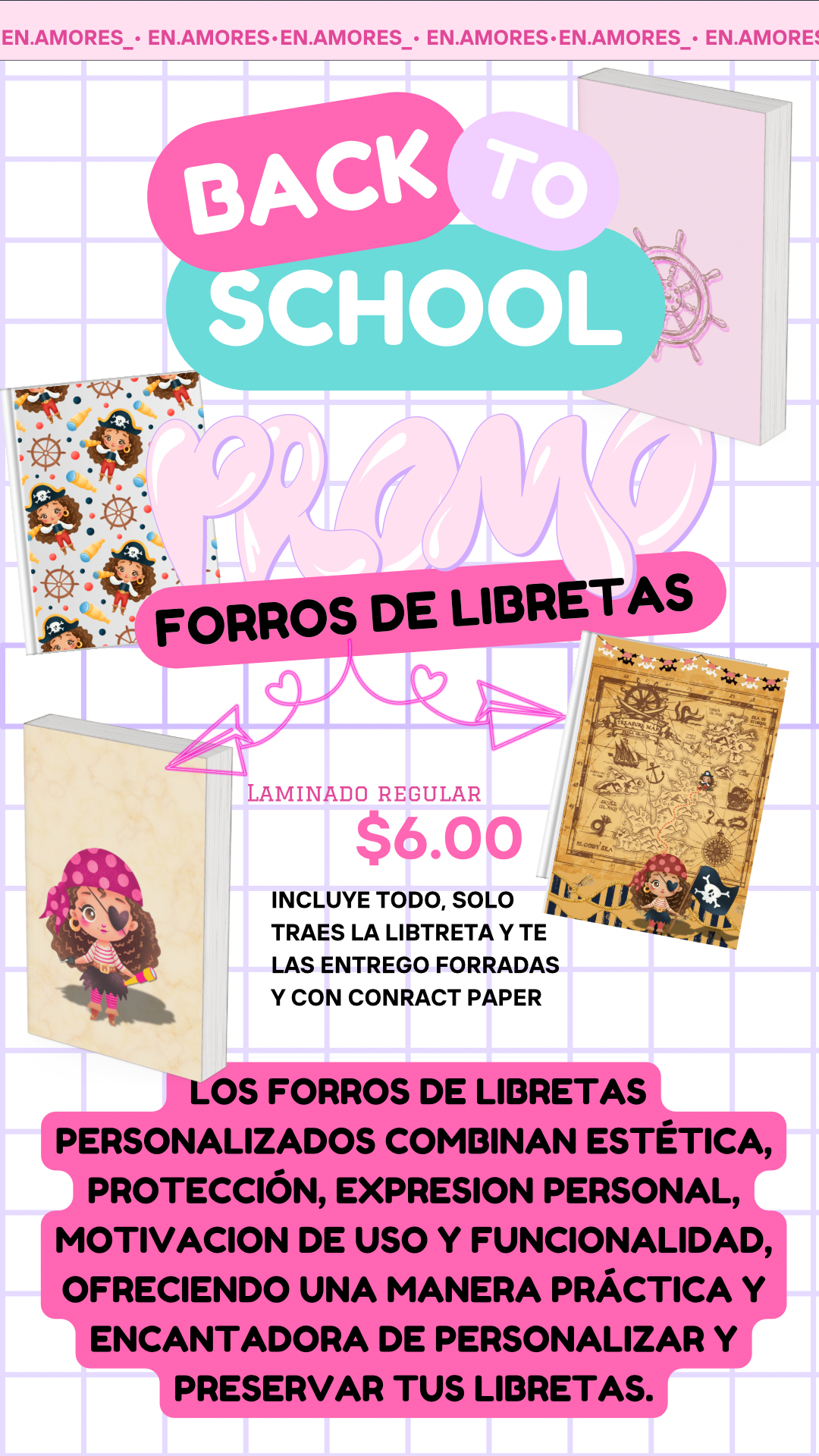 Forros de libretas