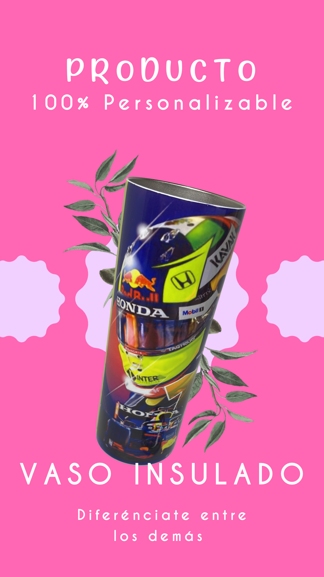 Tumbler 20 onzas personalizado